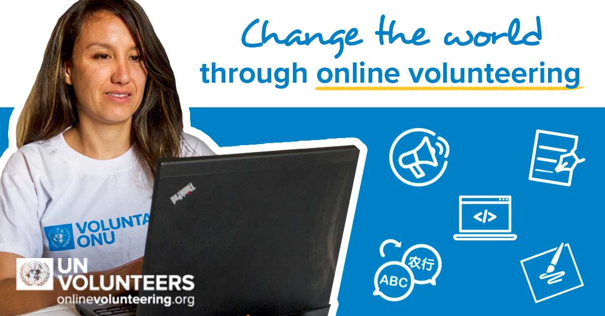 UN Volunteers Programme shared online platform for volunteering service